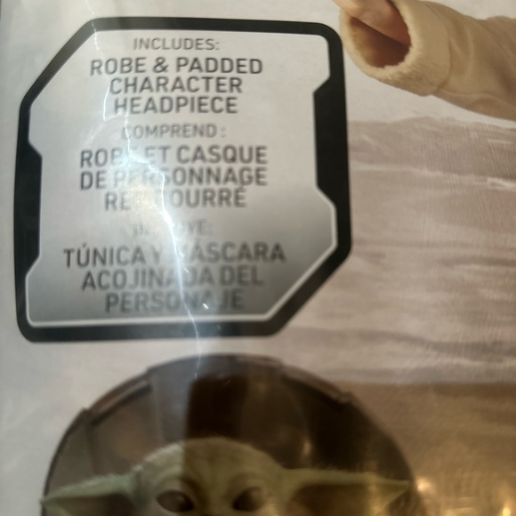 Star Wars Grogu Costume with Robe and Headpiece - Picture 2 of 4